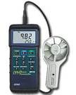 Anemometer for measuring temperature up to 175°F (80°C) and airspeed to 6890ft/min