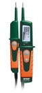Voltage, Continuity and Phase Tester with Flashlight and backlit digital Display with bargraph