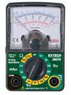 5 function analog multimeter with easy to read color-coded display