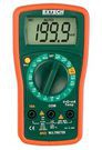 Compact Manual ranging multimeters with 8 functions including Temperature