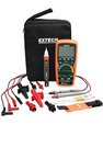 CAT IV MultiMeter and AC Voltage Detector with 8-piece Test Lead kit