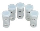 Pack of 24 plastic cups for convenient solution storage