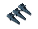 S 2010 Alligator clips (black)