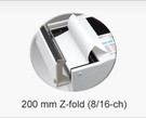 200mm long length z-fold unit for WR300 Series