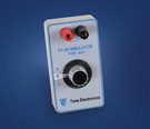 The 1050 is a handheld precision simulator for PT100 0.3850 platinum resistance elements used for accurate temperature measurement.

It follows the PT100 scale from -100°F to +1000°F with 23 set points. High performance metal film resistors are used throughout which ensures a good temperature coefficient and long term stability.