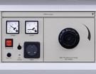 The 7088 provides variable 50Hz AC power up to 10A. The output voltage and current are monitored on two meters and is available from a front panel socket (type selectable when placing order). The output is protected by a 10A circuit breaker. Further protection is provided a front panel fuse. The output voltage is adjustable by turning the front panel control knob. An independent incoming power switch is also provided. The 7088 is not isolated from the mains supply so the highest voltage is dependant upon the mains line voltage.