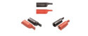 A140 Push-on Alligator Clips