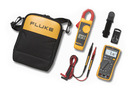This combo kit pairs the Fluke 117 DMM with a Fluke 323 clamp meter for productive and effective troubleshooting in one total solution, including the C115 durable soft carrying case for protection and easy meter transportation.
