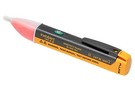The pocket-sized voltage detector

The next generation VoltAlert™ AC non-contact voltage testers from Fluke are easy to use — just touch the tip to a terminal strip, outlet, or supply cord. When the tip glows red and the unit beeps, you know there’s voltage present. Electricians, maintenance, service, safety personnel, and homeowners can quickly test for energized circuits in the workplace or at home.