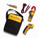 Infrared Thermometers - Fluke 62/322/1AC II IR Thermometer voltage detector kit is designed to help electricians and HVAC technicians solve problems quicker.