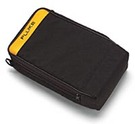Zippered carrying case with durable vinyl exterior
Inner front pocket with closure and two pockets to store test leads or small accessories
Includes 1 detachable 10 inch handle and 1 detachable 42 inch shoulder strap
Companion case to Fluke 1520 Tester and One Touch Network Analyzers
Also ideal for Fluke 40 series power meters and i1000s, i3000s large current clamps
External dimensions: 32 x 19 x 9 cm (12.5" x 7.5 " x 3.5 ")