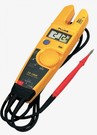 The Fluke T5 Electrical Tester lets you check voltage, current and continuity. Select ohms, volts, or current and the tester does the rest. This model is specific to Quebec, Canada.
