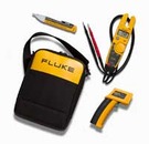 This kit is designed to help electricians and HVAC technicians solve problems quicker. Test first for overheated electrical devices using an IR thermometer; then use electrical test tools to find out more about the problem.