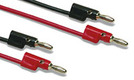 1 pair (red, black) multi-stacking 4 mm banana plug patch cords
Nickel-plated banana plugs
90 cm long PVC insulated leads
30 V rms or 60 V DC, 15 A
One year warranty