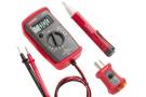 Amprobe’s PK-110 Electrical Test Kit offers three electrical testers with testing functions suitable fora variety of residential applications. The kit includes the AM-420 Digital Multimeter, ST-102B Socket Tester with GFCI and VP-1000 Non-Contact Voltage Detector. From identifying voltage presence in outlets and switches to confirming proper wiring of GFCI breakers, the PK-110 kit boasts all the features needed to perform quick and safe voltage tests.