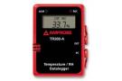 Amprobe’s Model TR200-A takes both temperature and relative humidity readings in one compact size unit. Use the included Amprobe software for recording measurements to your personal computer. Set up these parameters for recording: sample interval timing, start/stop, date and time, hi/lo alarm threshold, unit selection, and number of memory points.