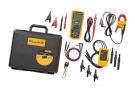 Includes a Fluke 1587 FC 2-in-1 Insulation DMM, Fluke i400 Current Clamp, and a Fluke 9040 Phase Rotation Indicator
