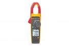 The Fluke 378 FC true-rms clamp meter uses FieldSense™ technology to make testing faster and safer, all without contacting a live conductor. You get accurate voltage and current measurements through the clamp jaw. Simply clip the black test lead to any electrical ground, put the clamp jaw around the conductor and see reliable, accurate voltage and current values on the display.