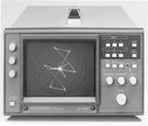 Kenwood TMI / Texio CV-1250 (NTSC): The CV-1250 is a NTSC vectorscope which can display the amplitude and phase of the chrominance component of the video (composite video) signal in the form of vectors. An 150 mm high-intensity CRT is used to enable the observation of the hue and saturation of composite video signal based on the NTSC format. The auto-focusing function makes the observa-tions more accurate and smoother. 