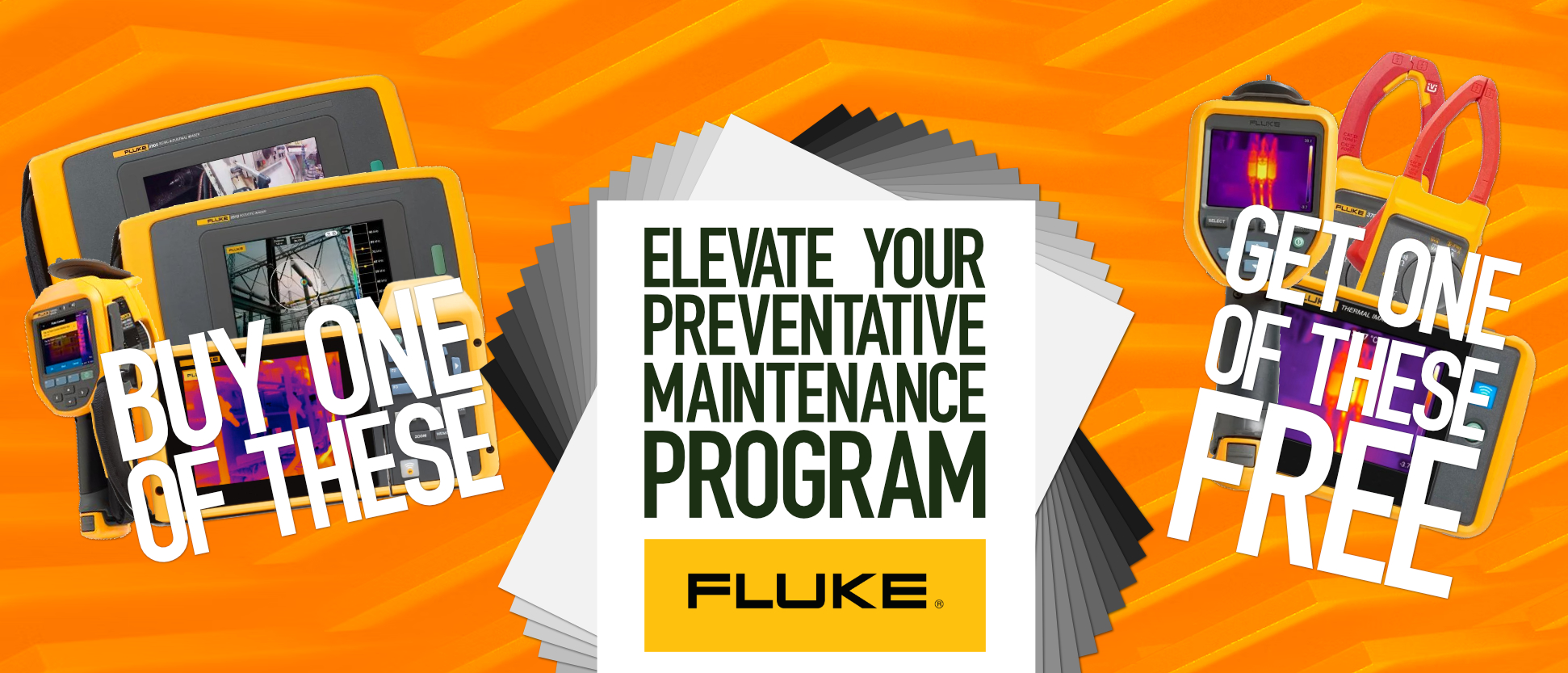 Let Fluke help you ELEVATE your PdM program.