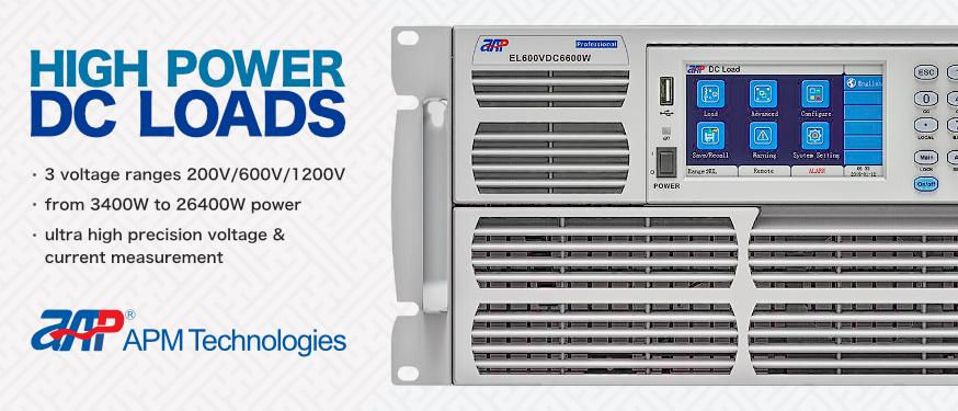 New DC Loads from APM Technologies